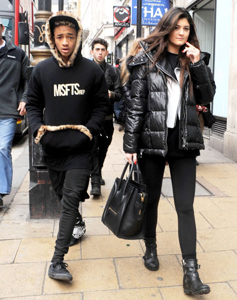 Jaden with date Kylie Jenner