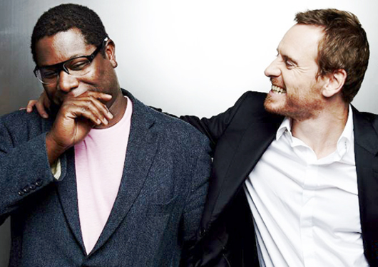 Movie director Steve McQueen (left) and Michael Fassbender (right) collaborated on critically acclaimed, Shame.