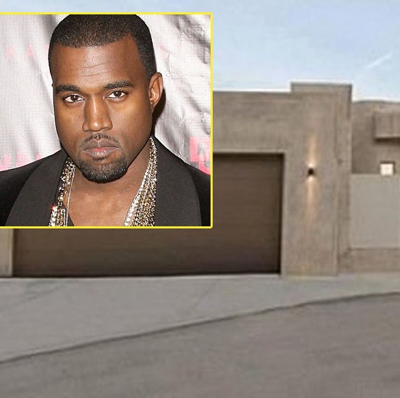Kanye's $3.3 million bachelor pad up for sale again.